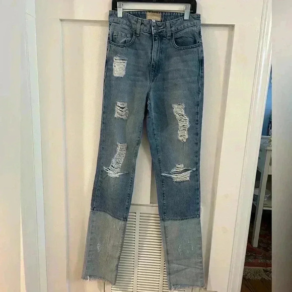 Tribe Kelley Going Coast two toned Jeans size 26 - Picture 5 of 11